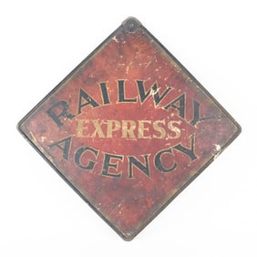 Vinate Railway Express Agency Sign