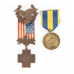 Post-1913 USMC Spanish Campaign Medal Pair