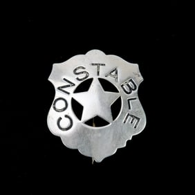 Vintage Shield Constable Badge