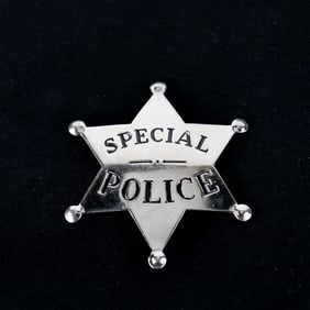 Vintage Special Police Star Badge
