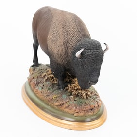 Frank Dougherty American Buffalo Bison Statue