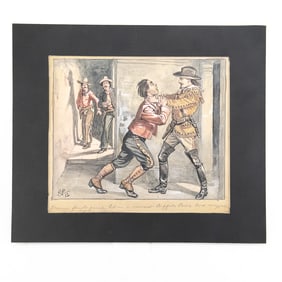 Original Robert Prowse Illustration Buffalo Bill