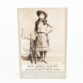 Annie Oakley Cabinet Card