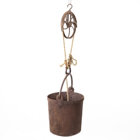 Ore Bucket and Hoist Pulley