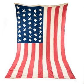 Large 38 Star US Flag 1877-1890