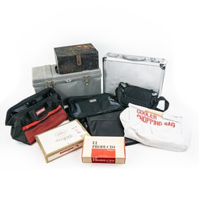 Aluminum Metal Combo Briefcase & Travel Bags +++