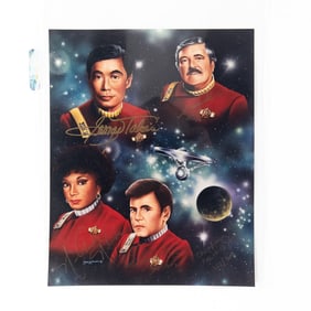 Star Trek Signed AUTO 8x10 photo KOENIG, TAKEI +++