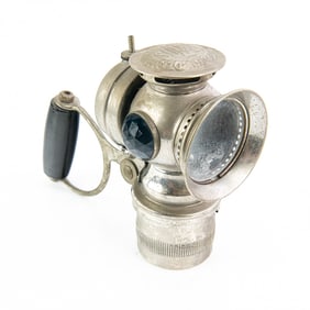 Antique C. M. Hall Solar Bike Lamp