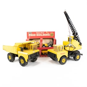 NIB Gabriel Mighty Road Builders Set & TONKA Truck
