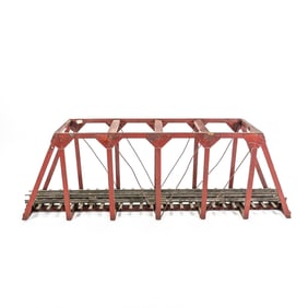 Pre War American Flyer Wooden Trestle Bridge
