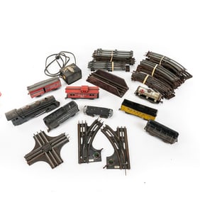 Collection of Lionel & Marx Toy Trains Accessories