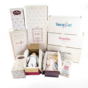 (10) Assorted Collector Dolls w Original Boxes