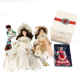 Collection of (8) Assorted Vintage Dolls