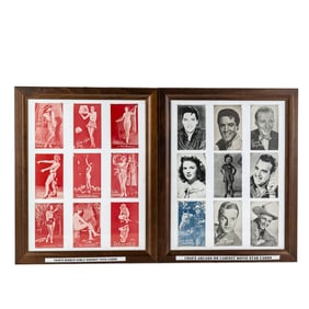 Girly Risque & Movie Star Exhibit Card Displays