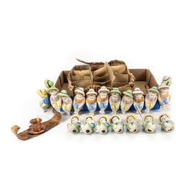 Set of Occupied Japan Bisque Fishermen