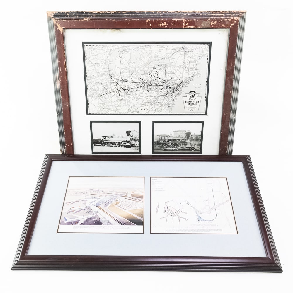 Pennsylvania R.R. & O'Hare Airport Framed Prints (1 of 11)
