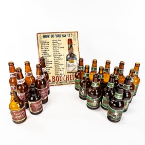 (13)New Life Malt Tonic 7 Tavern Pale Beer Bottles