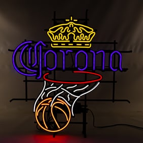 Corona Basketball Hoops LED Advertising Sign