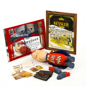 (4) Budweiser Advertisement Misc.