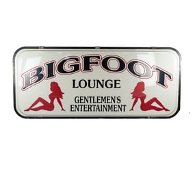 Big Foot Gentleman's Club Sign