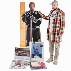 1989 Wayne Gretzky LA Kings Measure Up Standee ++