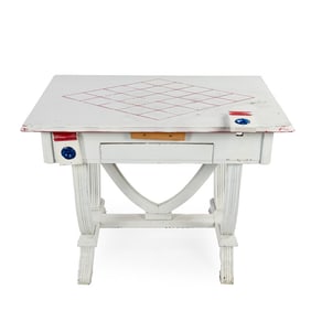 Re-Purposed Sewing Machine Accent Table