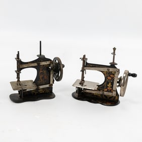 Muller Model No. 4 & German Toy Sewing Machine