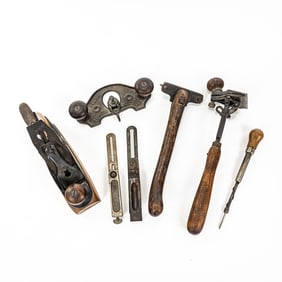 Assorted Antique Hand Tools Planer Scraper More++