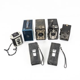 5 Cameras and 2 Transistor Radios