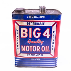 Big 4 Motor Oil 2-Gallon Can SAE 10W