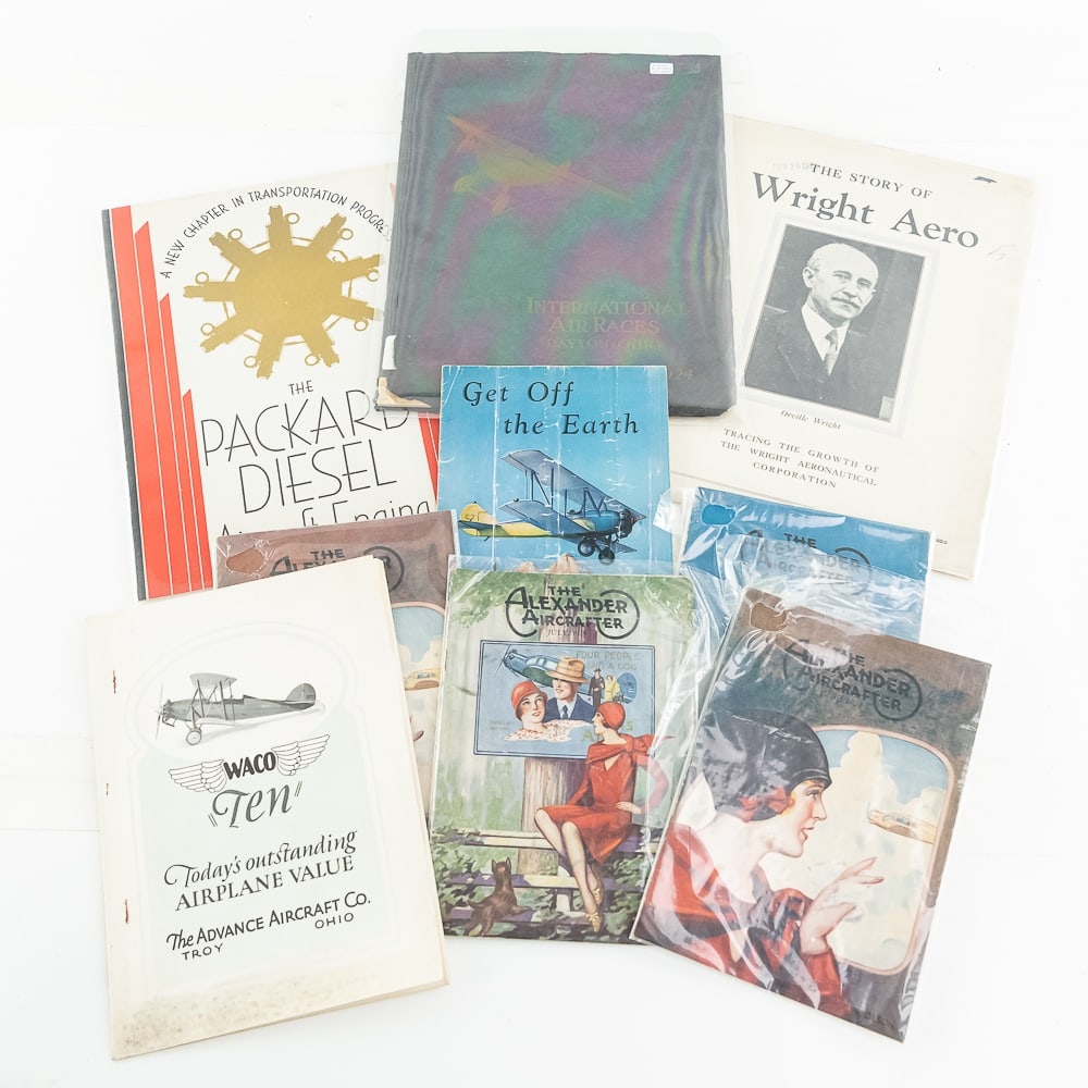 (9) Assorted Early Aircraft Catalogs & Booklets (1 of 11)