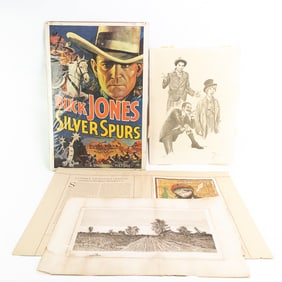 Marx Bros Sketch Man of Sorrows Silver Spur Poster