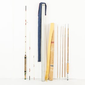 Vintage Pearl 5 Piece Bamboo Fly Rod + Wonderod