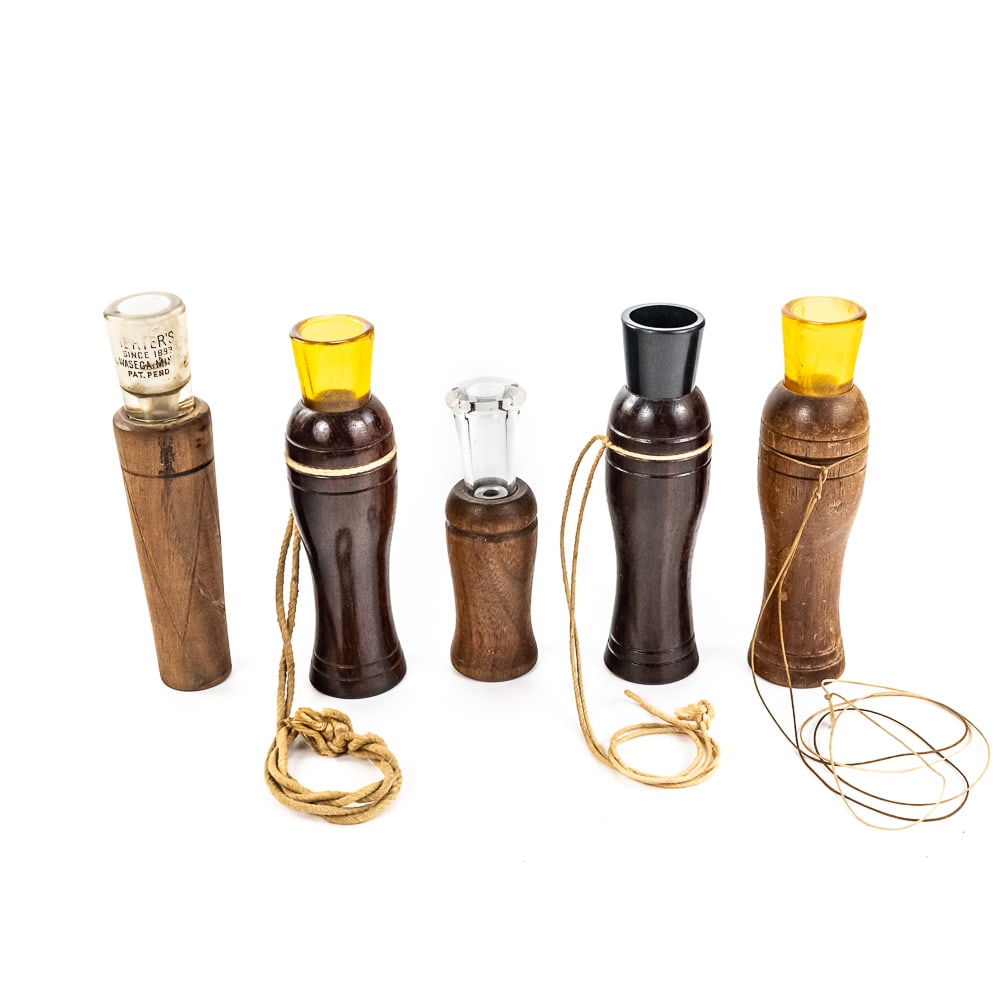 5x "Herters" Style Duck Calls: 5x "Herters" Style Duck Calls
