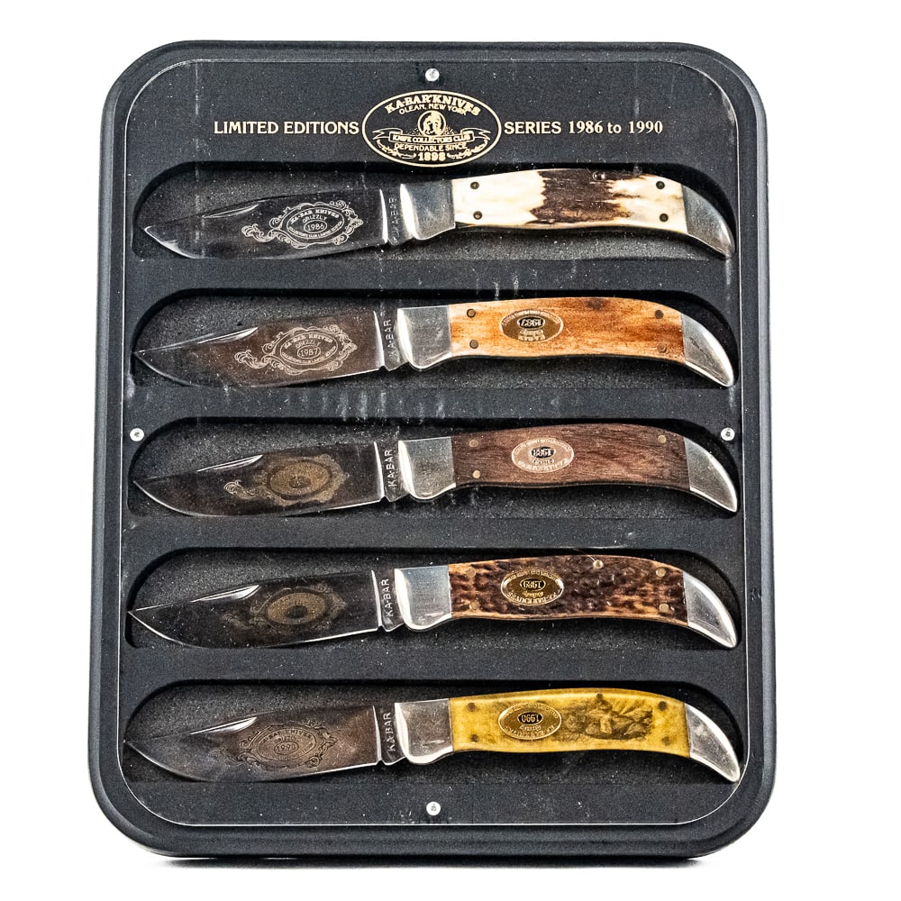 Ka-Bar Knives 1986-90 5 Knife Set (1 of 11)