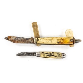 Antique Davy Crockett and Dick Tracy Knives