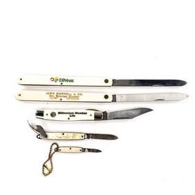 5 Vintage Advertising Knives