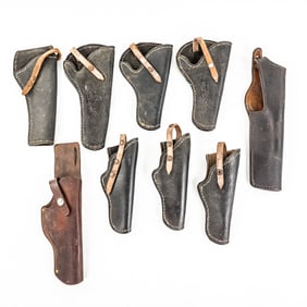 9x Leather Holsters
