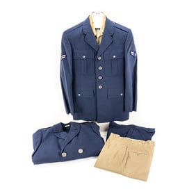 US Air Force Uniform Coat, Tunic Shirt, Trousers