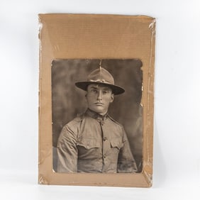 WWI US Doughboy Photo 342nd Regt 86th Division