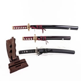 3 Imported Replica Samurai Swords
