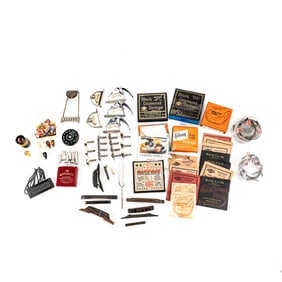 Assortment of Vintage Guitar Strings & Parts