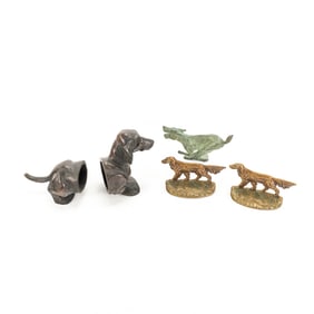 Assortment of "Dog Themed" Bookends Doorstops