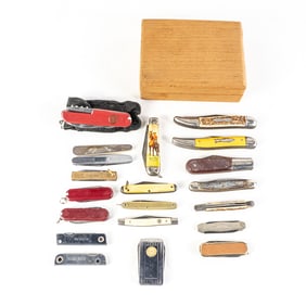 Assortment of (20)Vintage Knives Multi Tools &More