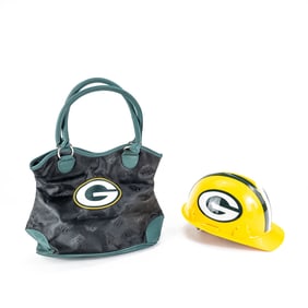 NFL Green Bay Packers Lady's Purse & Toy Hard Hat