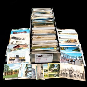 Vintage Architecture Landscape Postcard Assortment