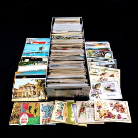 Impressive Vintage Postcard Assortment 500 +/-