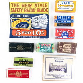 (10) Random Boxes of Vintage Razor Blades