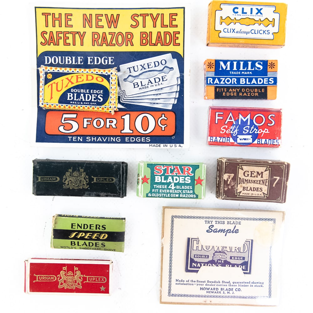 (10) Random Boxes of Vintage Razor Blades (1 of 5)
