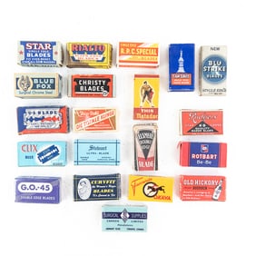 (20) Random Boxes of Vintage Razor Blades